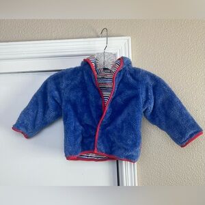 Magnetic Me Boys 12-18 Month Cobalt Blue So Soft Minky Fleece Jacket Hood